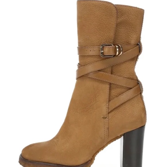 Tory Burch Tan Ankle Boots - Picture 2 of 7